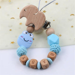 Frog Shape Pacifier Chain Teether for Babies