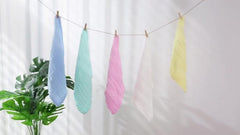 5pcs Baby Muslin Washcloths Natural Cotton Baby Wipes Soft Towels Gift