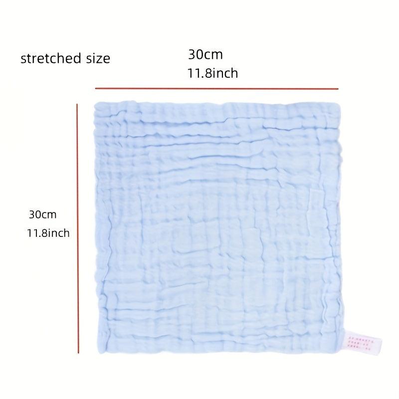 5pcs Baby Muslin Washcloths Natural Cotton Baby Wipes Soft Towels Gift