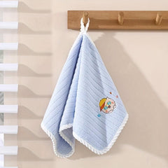 5pc Pig Face Microfiber Kids Towels Soft & Quick Drying Bath Time Set