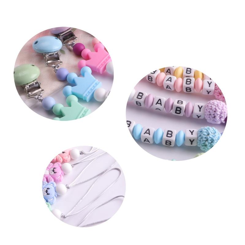 Cute Bear Pacifier Chain Holder for Baby Pacifiers
