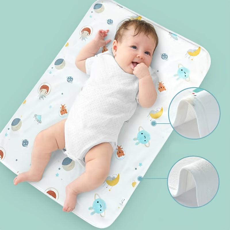 Baby Cotton Diaper Pad Waterproof Breathable Washable Diaper Pad