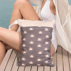 Waterproof Wet Dry Bag for Cloth Diapers Travel Beach Pool Gym Swimsuits Wet