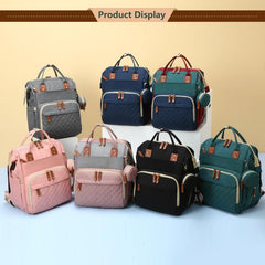 Waterproof Baby Diaper Bag Backpack with Changing Station