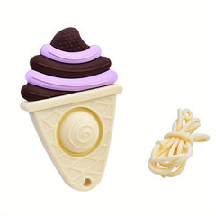 Silicone Teether Baby Chew Toy Ice Cream