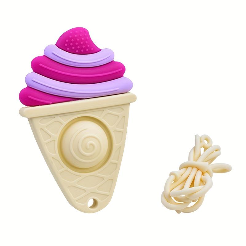 Silicone Teether Baby Chew Toy Ice Cream
