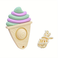 Silicone Teether Baby Chew Toy Ice Cream