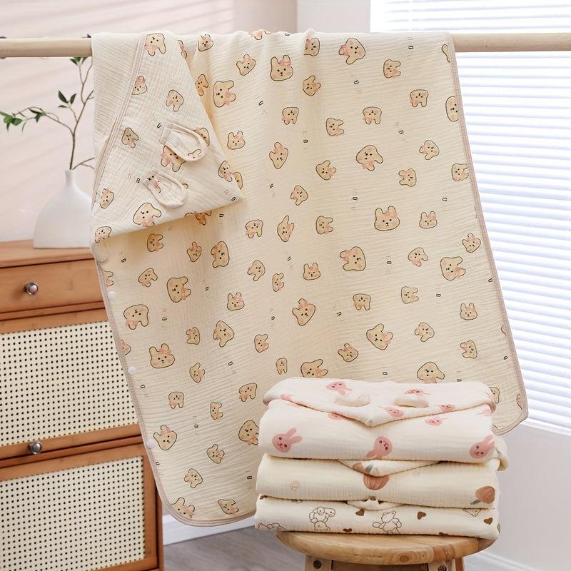 Baby Hooded Cloak Cotton Towel Cartoon Bathrobe Soft Wrap Towel