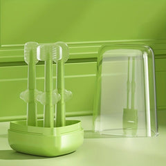 3pcs Baby Care Kit for Oral Cleaning 0-2 Years Olds