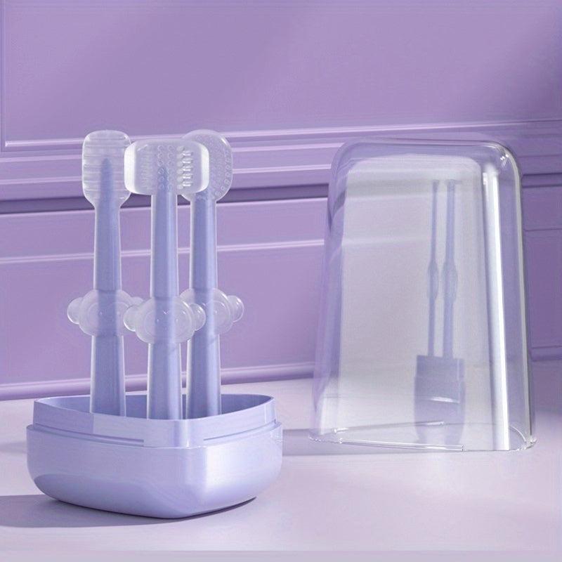 3pcs Baby Care Kit for Oral Cleaning 0-2 Years Olds