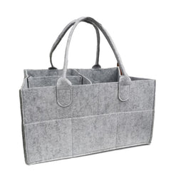 Felt Diaper Bag Organizer With Lid Baby Stuff Storage