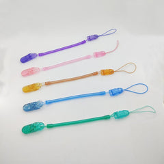 Baby Pacifier Anti-drop Chain Retractable Spring Pacifier Clip