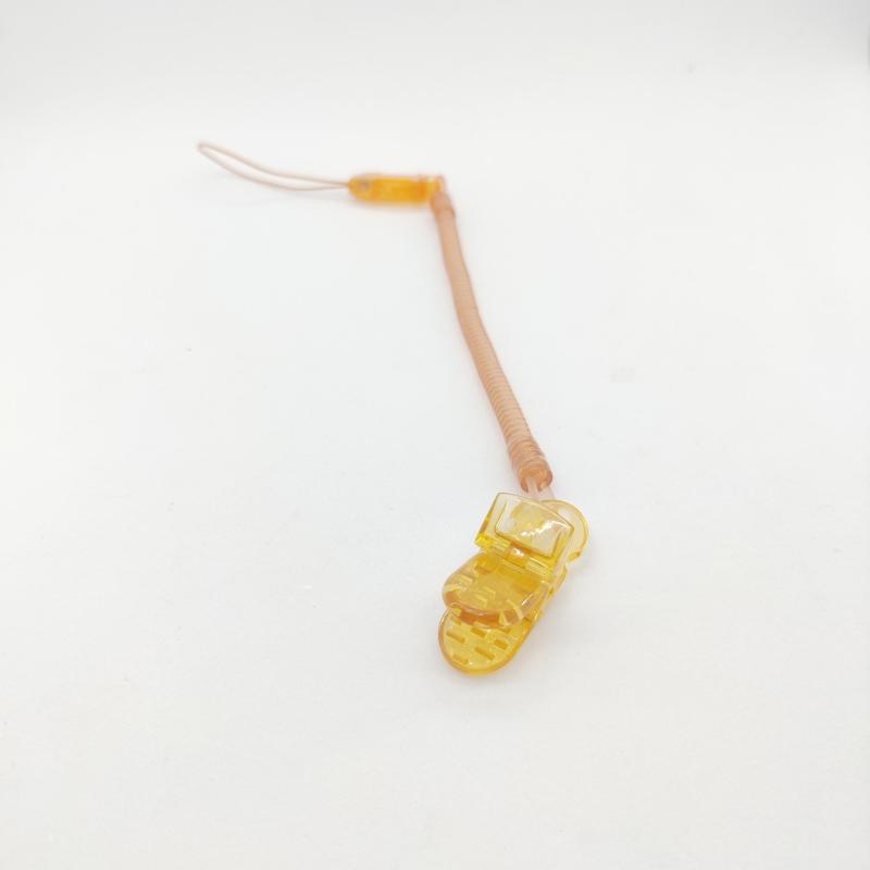 Baby Pacifier Anti-drop Chain Retractable Spring Pacifier Clip