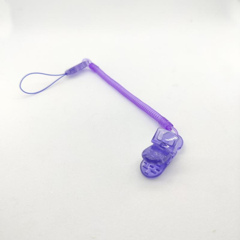 Baby Pacifier Anti-drop Chain Retractable Spring Pacifier Clip