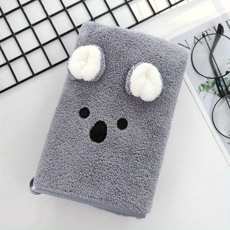 Baby Soft Towel Koala Coral Fleece Absorbent Face Towel