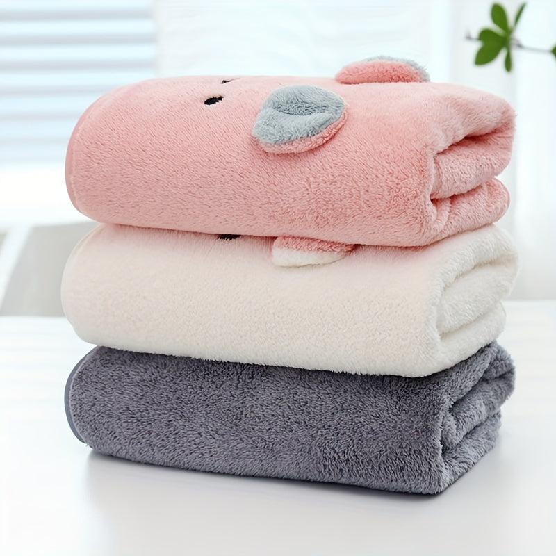Baby Soft Towel Koala Coral Fleece Absorbent Face Towel