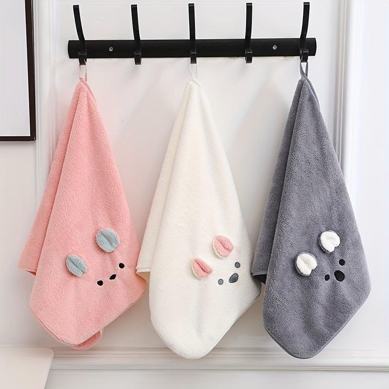 Baby Soft Towel Koala Coral Fleece Absorbent Face Towel