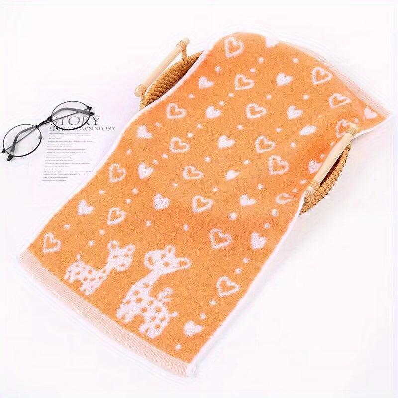 Cartoon Deer Small Towel for Kids