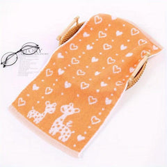Cartoon Deer Small Towel for Kids