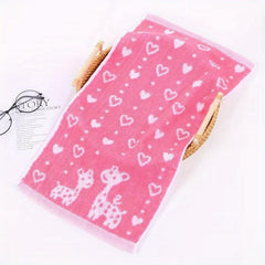 Cartoon Deer Small Towel for Kids