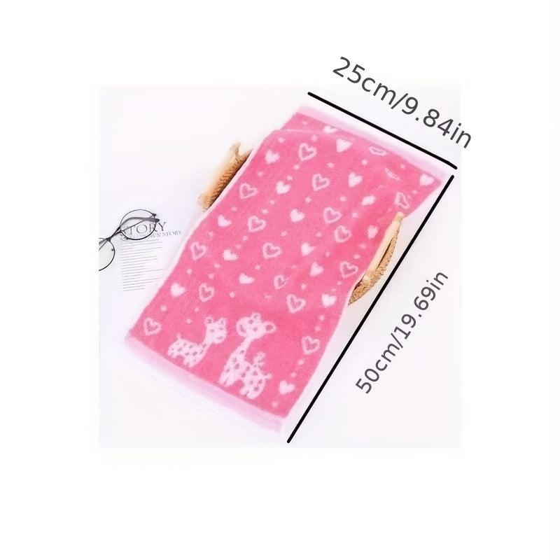 Cartoon Deer Small Towel for Kids