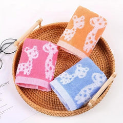 Cartoon Deer Small Towel for Kids
