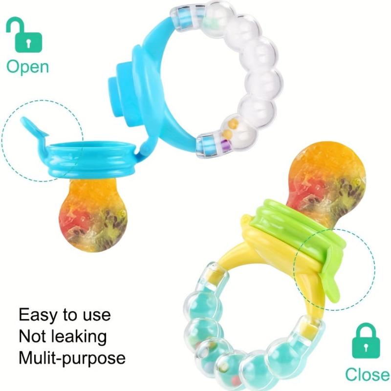 Baby Fruit Vegetable Music Bell Bite Tooth Glue Finger Cover
