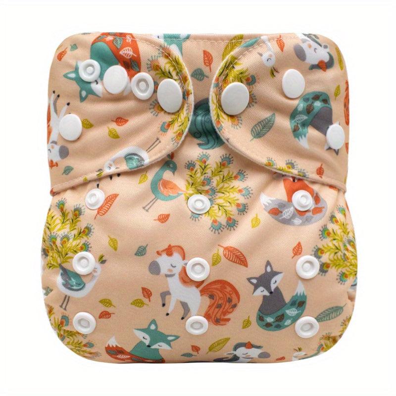 Reusable Adjustable Cloth Diaper for Boys & Girls No Insert Needed