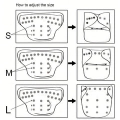 Reusable Adjustable Cloth Diaper for Boys & Girls No Insert Needed