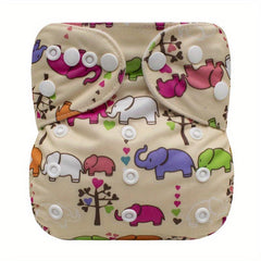 Reusable Adjustable Cloth Diaper for Boys & Girls No Insert Needed