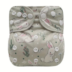 Reusable Adjustable Cloth Diaper for Boys & Girls No Insert Needed