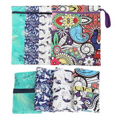 Baby Diaper Changing Pad European And American Printed Baby Out Diaper Pad