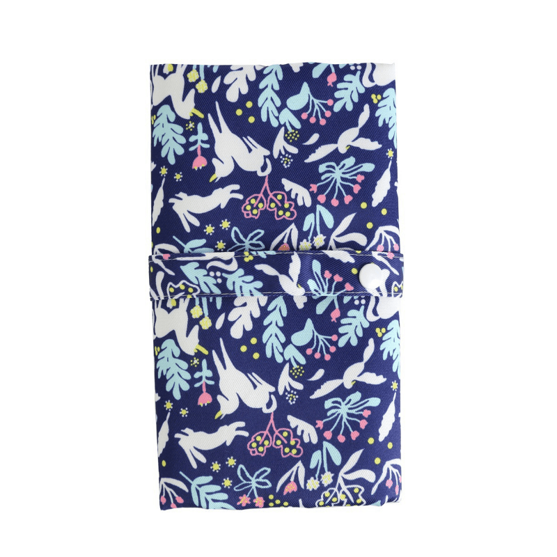 Baby Diaper Changing Pad European And American Printed Baby Out Diaper Pad
