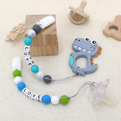 Personalized Baby Shower Gift Pacifier Clip with Name