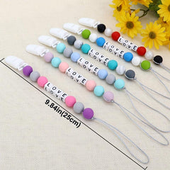 Personalized Baby Shower Gift Pacifier Clip with Name