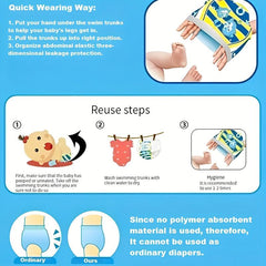 10pcs Little Swimmers Disposable Swim Diapers L XL XXL Pack