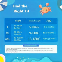 10pcs Little Swimmers Disposable Swim Diapers L XL XXL Pack