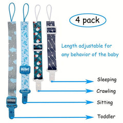 Adjustable Pacifier Clip for Boys & Girls