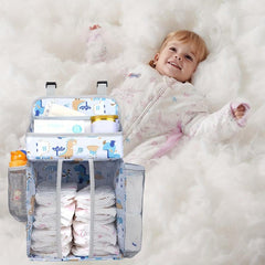 Diaper Caddy Organizer Hanging Large Crib Hanging Bag