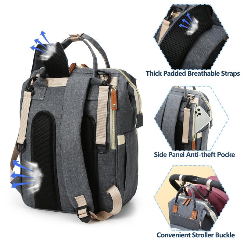 Diaper Bag Backpack Travel Baby Changing Waterproof Stylish