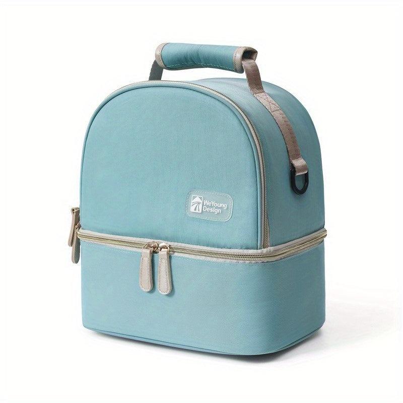 Stylish Double Layer Insulated Shoulder Bag for Fresh Baby Milk