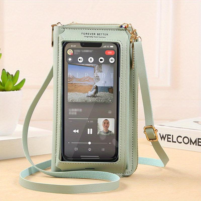 Crossbody Mobile Phone Bag Anti-theft Transparent Shoulder Purse