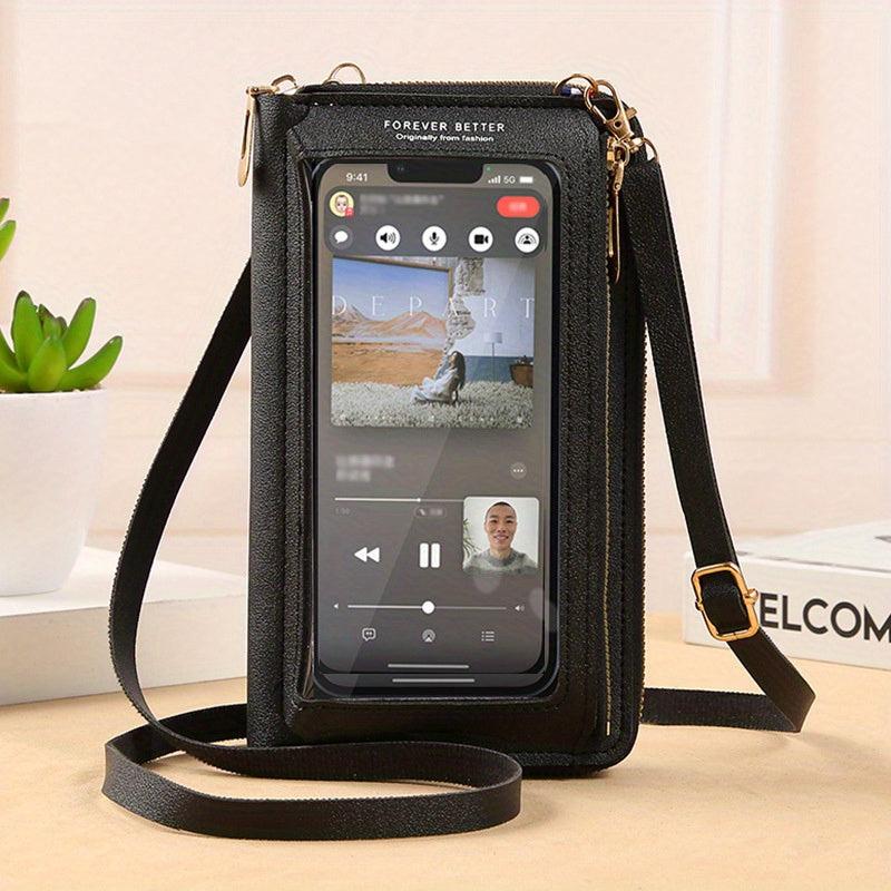 Crossbody Mobile Phone Bag Anti-theft Transparent Shoulder Purse