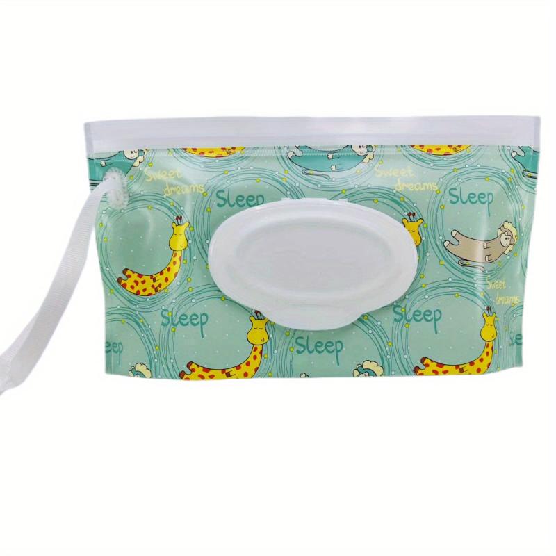 Portable Baby Wipe Dispenser Reusable Travel Wet Wipe Pouch & Stroller Accessory
