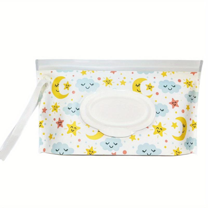 Portable Baby Wipe Dispenser Reusable Travel Wet Wipe Pouch & Stroller Accessory