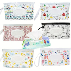 Portable Baby Wipe Dispenser Reusable Travel Wet Wipe Pouch & Stroller Accessory