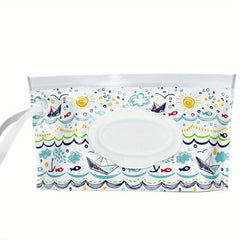 Portable Baby Wipe Dispenser Reusable Travel Wet Wipe Pouch & Stroller Accessory