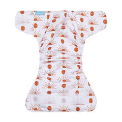 Happyflute 4 Piece Reusable Cloth Diapers Washable Adjustable for 3 15kg Babies