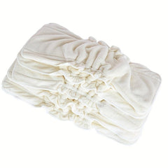 5pcs Bamboo Fiber Diapers - Elastic, Skin-Friendly, Absorbent