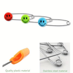 10pcs Stainless Steel Safety Pins for Baby Diapers